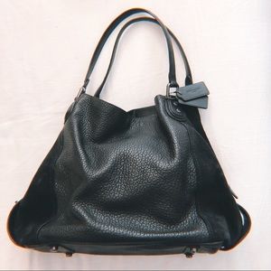 Coach Edie Shoulder Bag 42 Buffalo leather and suede bag